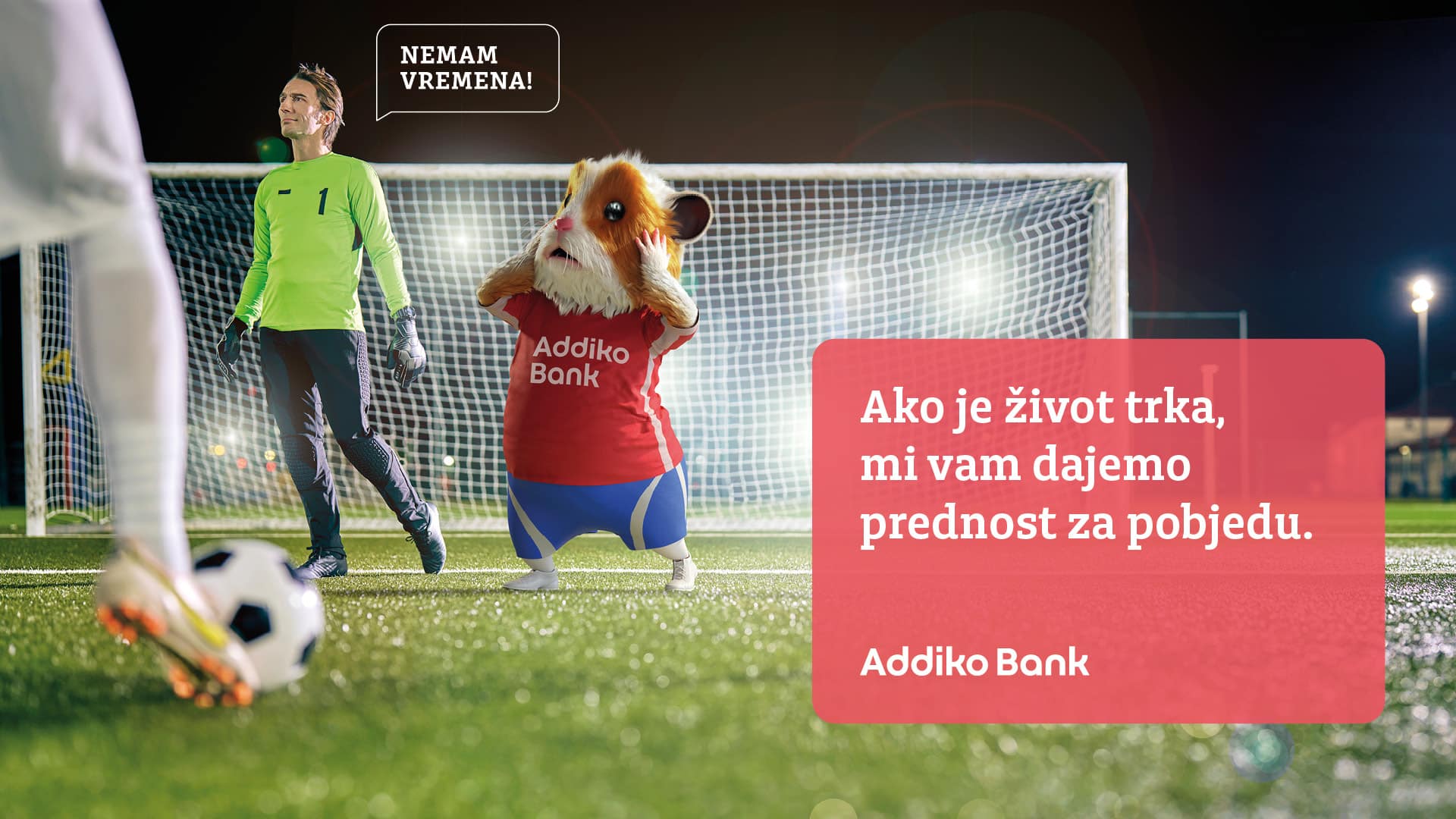 Nova kampanja Addiko Banke / "Ako je život trka, mi vam dajemo prednost za pobjedu"
