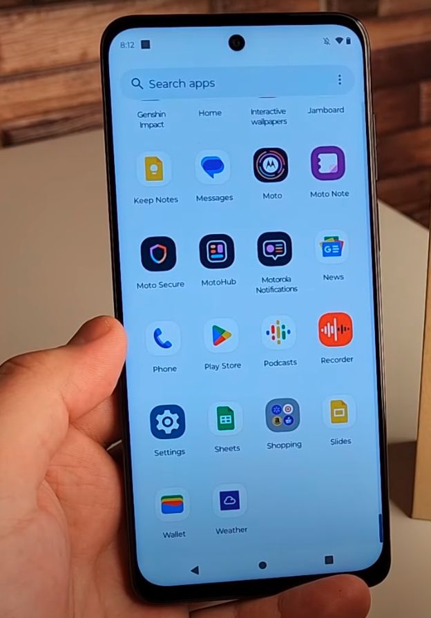 moto g 5g ekran