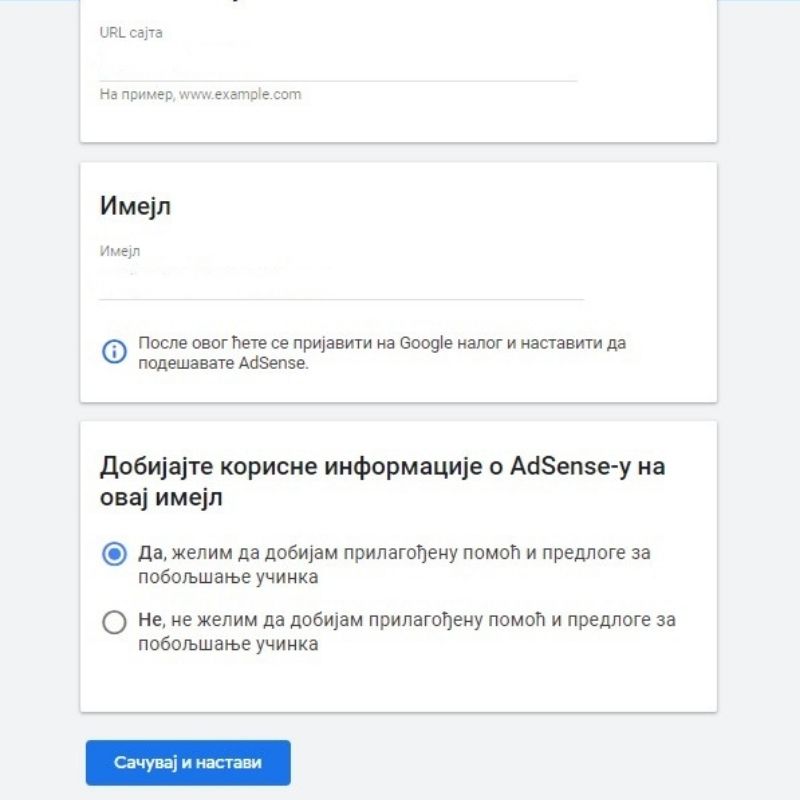 Kako otvoriti AdSense nalog, korak po korak kako otvoriti adsense nalog, korak po korak